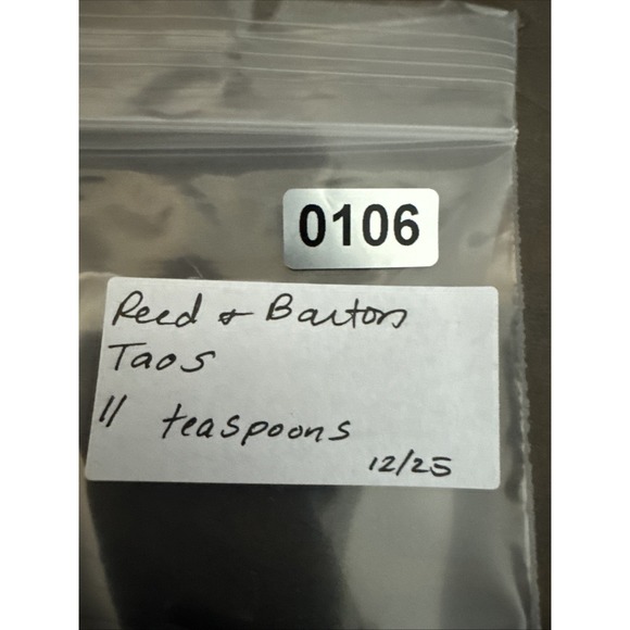 Reed and Barton Stainless Taos Korea Glossy Teaspoons Set Of 11 - Picture 7 of 7